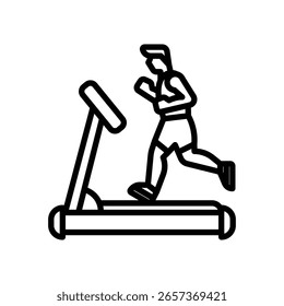 Icono del Vector de la bici del ejercicio que puede modificar o editar fácilmente

