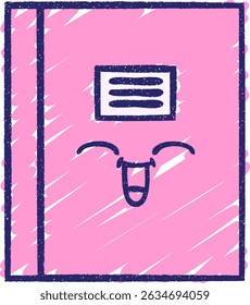 Exercício Livro Giz Desenho em cores neon brilhantes