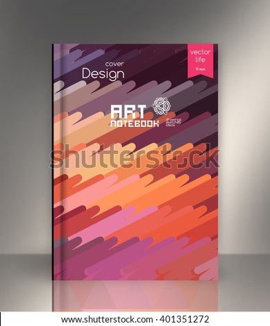 exercise book cover layout book cover stock vector royalty free