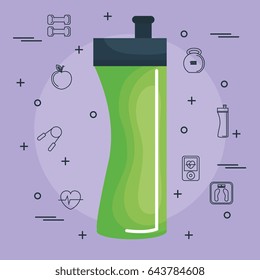 Exercise bottle design
