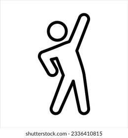 Exercise home workout vector icon