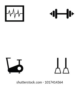 exercise icon set