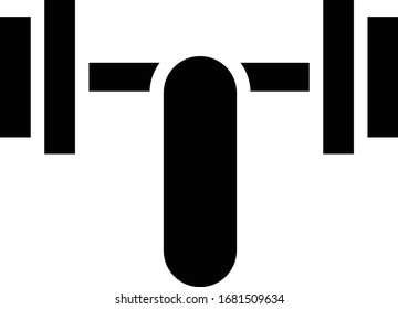 Übungssymbol-Symbol eines Handhaspelhalts zum Wiegen