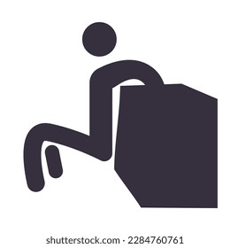 Exercise icon, is a vector illustration, very simple and minimalistic. With this Exercise  icon you can use it for various needs. Whether for promotional needs or visual design purposes