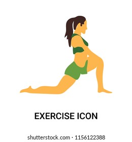 Exercise icon vector isolated on white background, Exercise transparent sign , standing people, person or human illustration