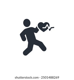 exercise icon. vector.Editable stroke.linear style sign for use web design,logo.Symbol illustration.