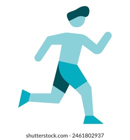 Exercise icon for web, app, infographic, etc