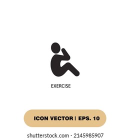 exercise icons  symbol vector elements for infographic web