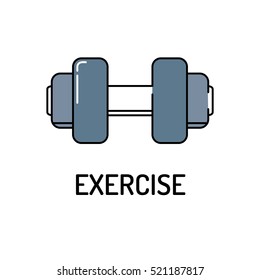 EXERCISE Line icon