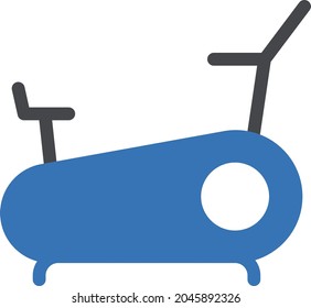 exercise machine vector glyph colour icon
