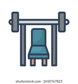 Exercise machine Vector Icon which can easily modify or edit


