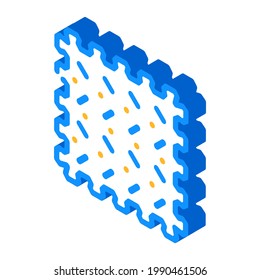 material de gimnasia de ejercicios vectores de iconos isométricos. señal de equipamiento de gimnasia de gimnasia. ilustración de símbolo aislado
