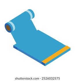 Exercise Mat Vector Design Illustration.