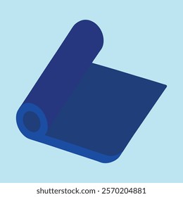 Exercise mat vector illustration design