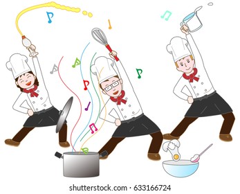 Exercise of the patissier