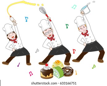 Exercise of the patissier