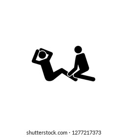 exercise, soldiers icon. Can be used for web, logo, mobile app, UI, UX