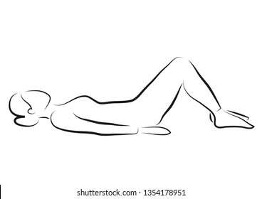 Exercise To Strengthen The Pelvic Floor Muscles - Lying On The Back