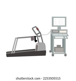 Exercise Stress Test (EST) Machine  in Hospital 