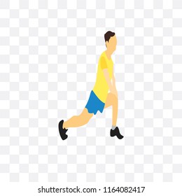 Exercise vector icon isolated on transparent background, Exercise logo concept