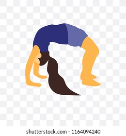 Exercise vector icon isolated on transparent background, Exercise logo concept