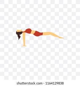 Exercise vector icon isolated on transparent background, Exercise logo concept