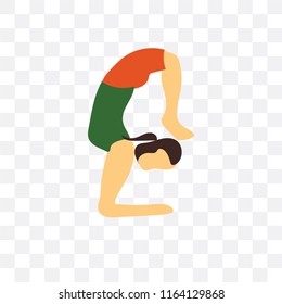 Exercise vector icon isolated on transparent background, Exercise logo concept