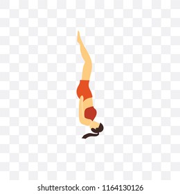 Exercise vector icon isolated on transparent background, Exercise logo concept