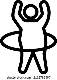 ilustración del vector de ejercicio en un fondo transparente. Símbolos de calidad premium. Iconos vectoriales de línea delgada para el diseño de conceptos y gráficos. 
