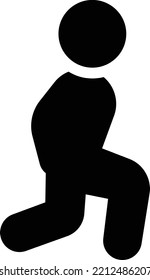 exercise  Vector illustration on a transparent background. Premium quality symmbols. Glyphs vector icons for concept and graphic design. 
