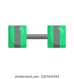 exercise weight dumbbell cartoon. exercise weight dumbbell sign. isolated symbol vector illustration