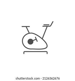 exerciser bike icons  symbol vector elements for infographic web