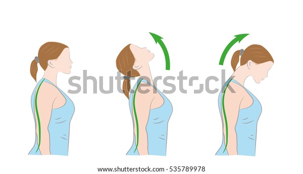 Exercises Neck Medical Advice Vector Illustration Stock Vector (Royalty ...