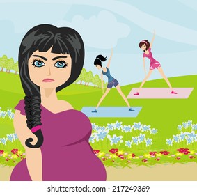 exercises in the park