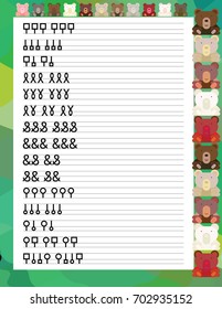 Exercises for preschool and school children. For the development of motor skills. Graphomotor skills.