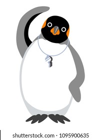 Exercising Emperor Penguin