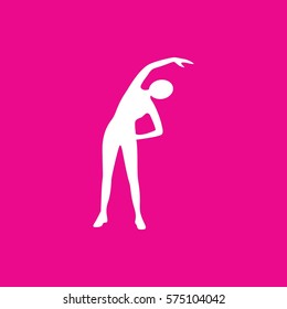 exercising icon illustration isolated vector