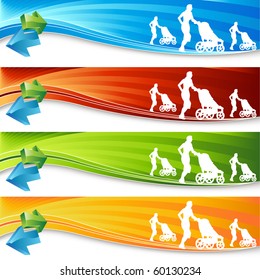 Mutter-Banner ausüben