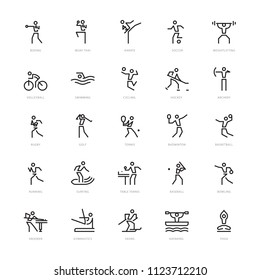 Exercising, Sport, Gym, Fitness, Games, Icons, Vector and Illustration
