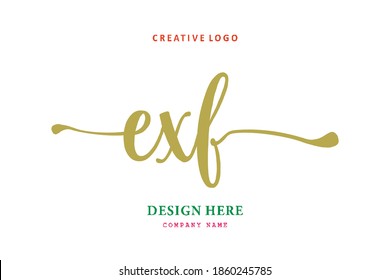 El logo de la inscripción EXF es sencillo, fácil de entender y con autoridad