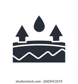 exfoliator icon. vector.Editable stroke.linear style sign for use web design,logo.Symbol illustration.
