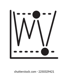Diseño de iconos de información de gráfico de intercambio