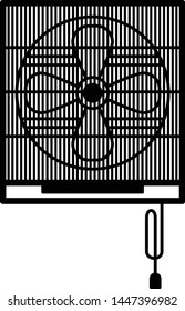 exhaus fan vector is an icon that shows fan availability in a room