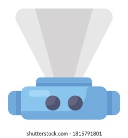 An exhaust called kitchen hood, editable flat vector 