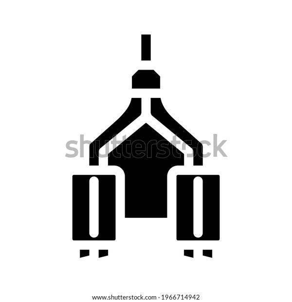 exhaust car glyph icon vector. exhaust\
car sign. isolated contour symbol black\
illustration
