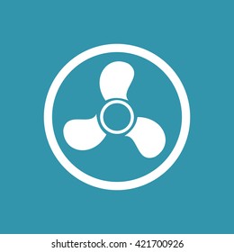Exhaust Fan Icon. Eps-10.
