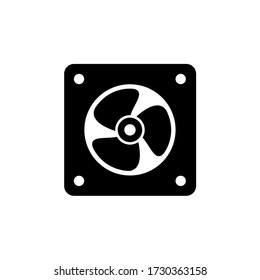 Exhaust fan icon. Ventilator symbol