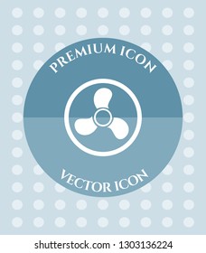 Exhaust Fan Icon for Web. Application, Software & Graphic Design.