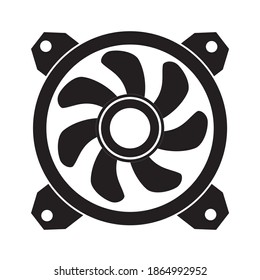 Exhaust fan vector icon. Vector Icon Illustration