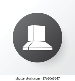 Exhaust hood icon symbol. Premium quality isolated extractor element in trendy style.